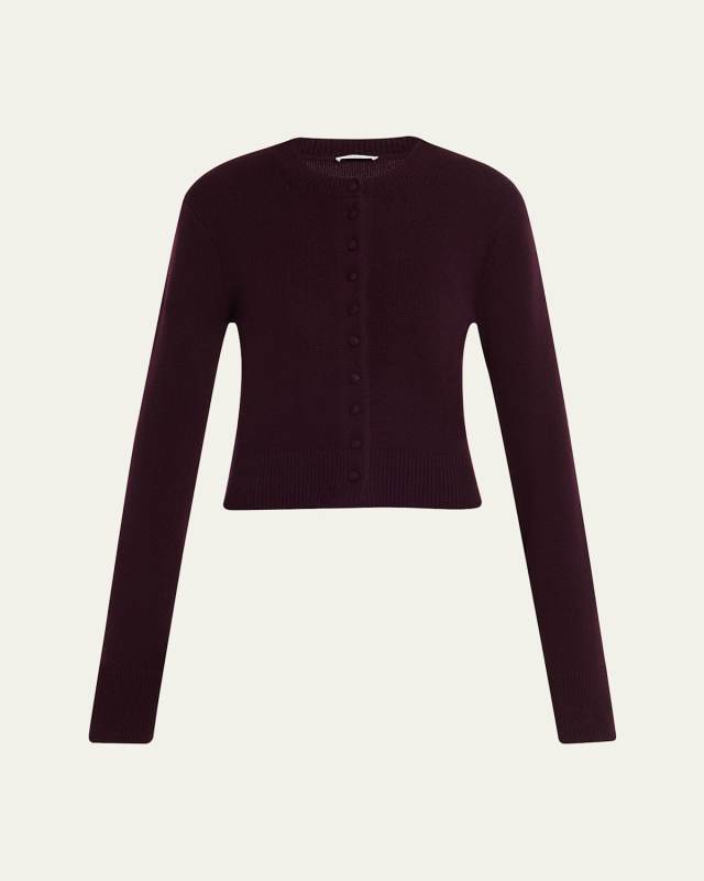 Skyler Cropped Cashmere Cardigan